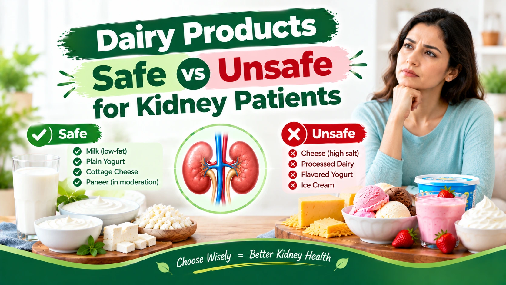 Dairy Products Safe vs Unsafe for Kidney Patients Dairy Products Safe vs Unsafe for Kidney Patients